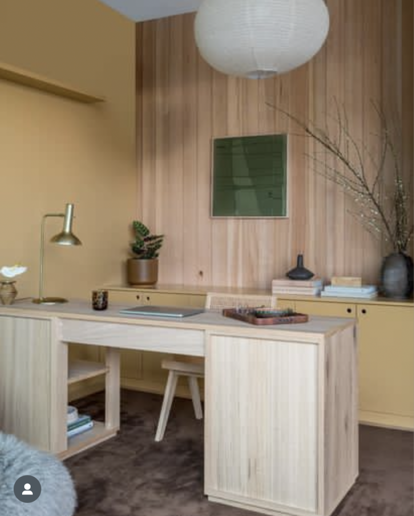 Ochre home office